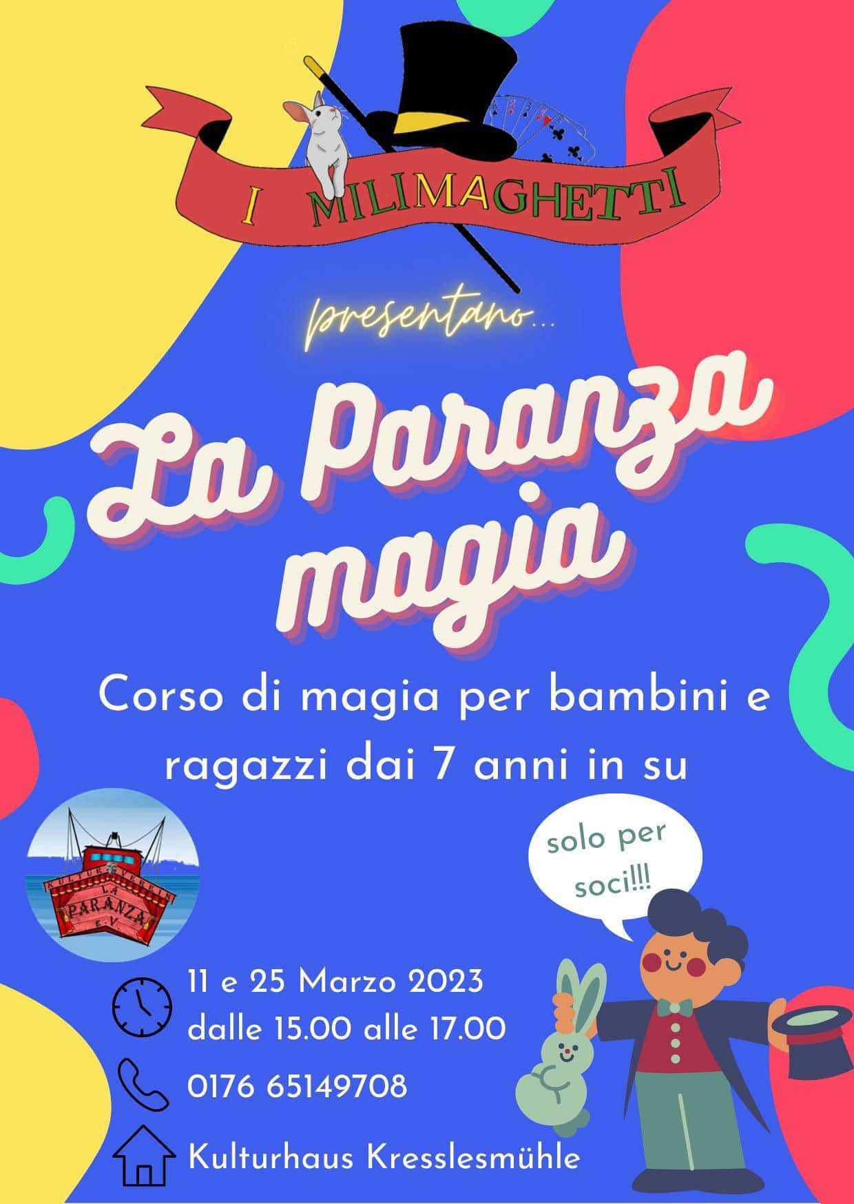 Corso di magia per bambini